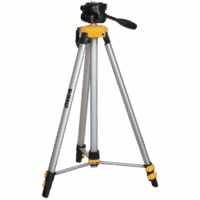 DEWALT Laser Level Tripod, ¼ x 20 Thread Mount, Collapsible Legs, Non-Skid Feet, Carrying Pouch.